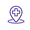 Healthcare Location Pin Icon