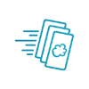 16,000+ slides per week icon