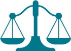 Scales of justice graphic