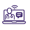 Virtual care icon